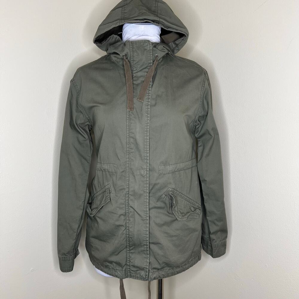 American Rag Utility Jacket SMALL Green Field Outdoor Drawstring Safari Gorpcore
